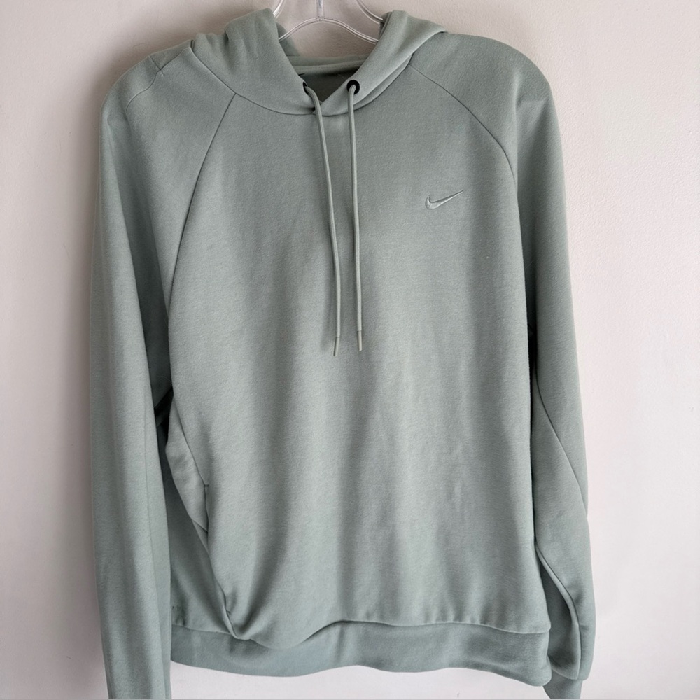 Nike Primary Hoodie Green UV Pullover Versatile Premium Knit Jade FZ0969 Mens M